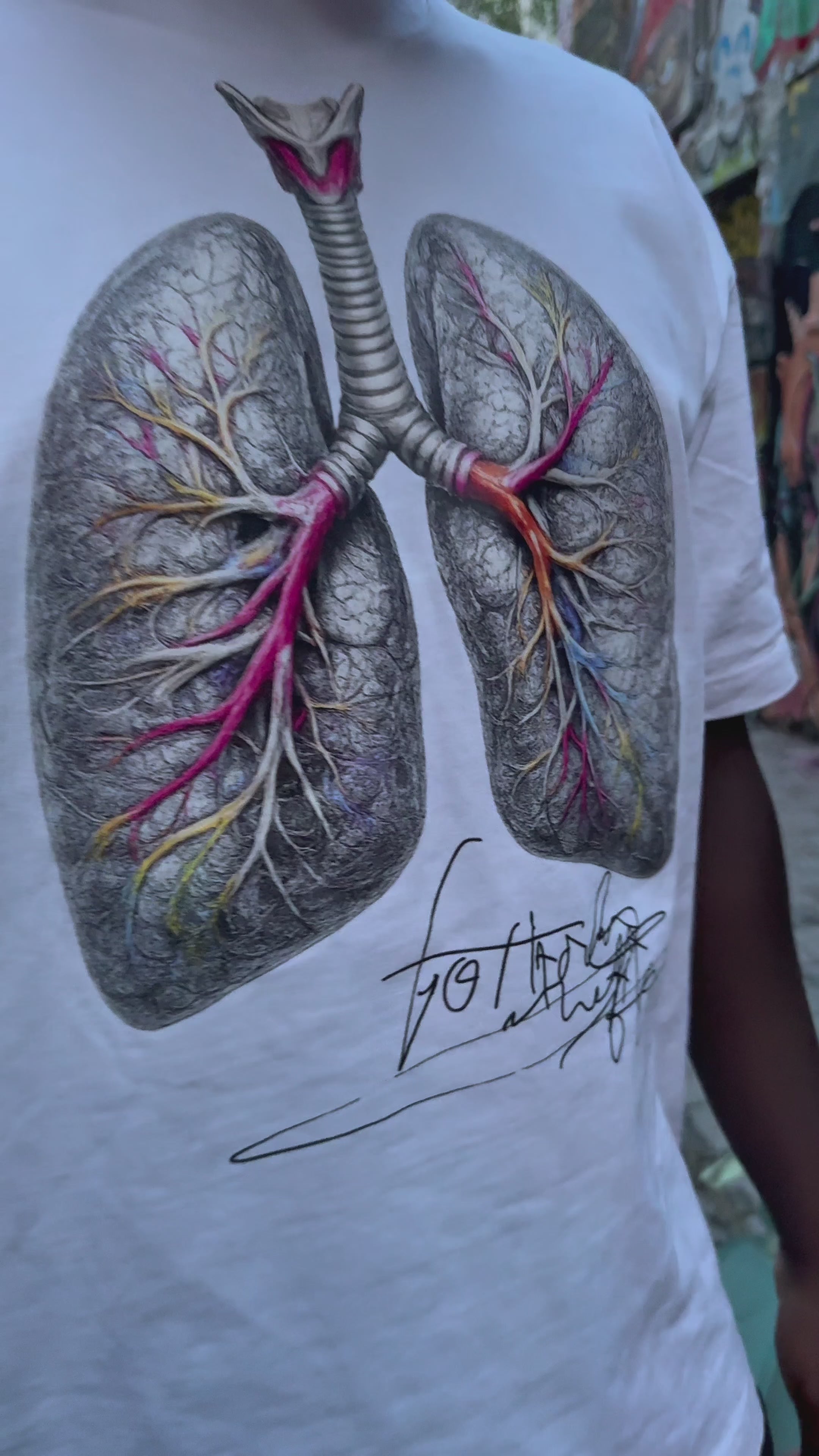 T-Shirt "GOTHAM POUMONS"